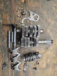 1993 Honda 92-01 CR250R Oem Transmission Tranny Gears Shift Forks Drum Shafts Used. Price: $150.00.