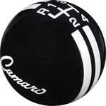 Solid Black 4-SPEED Shift Knob With White 1968-69 "camaro" Script Logo And Rally New. Price: $79.99.