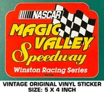 Magic Valley Speedway Winston Racing - Vintage Original Vinyl Decal Sticker New. Price: $9.43.