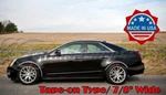 FOR:08-2013 Cadillac Cts 4DR Sedan Fender Wheel Well Trim Stainless Stick-on 4PC New. Price: $163.99.
