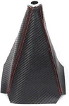 Qiilu Universal Shift Boot Cover Pu Leather Carbon Fiber Design Gear Black New. Price: $12.01.
