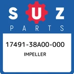 17491-38A00-000 Suzuki Impeller 1749138A00000, New Genuine Oem Part. Price: $40.10.