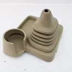 1998-2001 Nissan Frontier Manual Transmission Shifter Boot W/ Cup Holder Console Used. Price: $64.95.