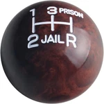 Dewhel Aluminum Jail Prison Manual Knob 5 Speed Shifter 200 Grams Wooden New. Price: $37.22.