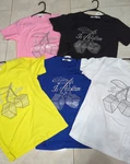 Blox Graphic T-shirts Lot Of 5 Assorted Colors Pink Black Yellow Blue White New. Price: $15.00.
