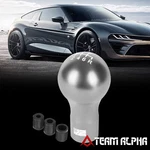 J2 Silver 6-SPEED Manual Spherical Teardrop Shape Sift Knob+adapters 44MM X 82MM New. Price: $18.14.