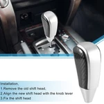 Gear Knob Stick Shifter For Toyota Land Cruiser 16-21 Black Silver Tone New. Price: $18.49.