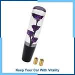 20 Cm Automatic And Manual Gear Shifter Knob W/ Adapter Acrylic Purple 1SET New. Price: $35.49.