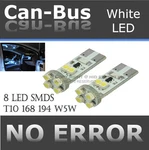 Pieces T10 No Error 8 Led Chips Canbus White Direct Replace Brake Lamps B142 New. Price: $7.99.