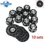 10PCS Potentiometer Rotary Knob 6MM Insert Shaft 40MM 0-100 Dial Face Plate Us New. Price: $11.20.