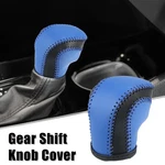 Blue Faux Leather Gear Shift Knob Cover For Toyota C-hr 2018-2019 Stitches New. Price: $13.32.