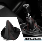 Universal Shift Boot Cover Car Knob Dust Red Seams Black New. Price: $19.79.
