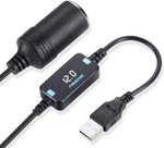 Farsense To 12V Cigarette Lighter Adapter-usb Dc 5V Step Black New. Price: $18.51.