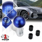 48 X 98MM J2 Blue 6-SPEED Manual 2-PC Ball Teardrop Shape Sift Knob W/adapters New. Price: $23.39.