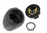 1970-81 Firebird Shift Knob With Gold Emblem Button Automatic Oer New. Price: $64.95.