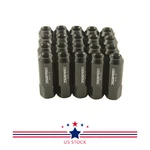 Black 20PCS M12X1.25 60MM Extended Forged Aluminum Tuner Racing Lug Nut New. Price: $124.99.