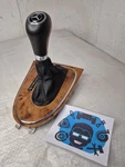 07-09 Mercedes W211 E350 Gear Shift Knob Selector Leather Boot Wood Bezel Used. Price: $79.99.