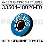 3350448020E0 Genuine Toyota Knob Sub-assy, Shift Lever 33504-48020-E0 New. Price: $398.34.