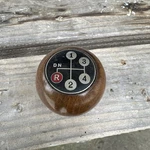 Triumph Genuine Amco Walnut Wood Gear Shift Knob, TR2,TR3,3A,7/16X32,8220-23 Used. Price: $52.50.
