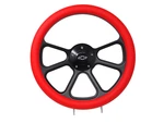 14" Billet Steering Wheel + Adapter For Chevy 69-94 Red Wrap And Horn Button New. Price: $199.99.