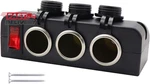 Cllena 3 Socket Cigarette Lighter Splitter 12V Power Outlet Adapter With Led On/ New. Price: $25.50.