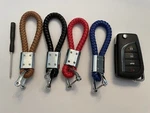 Holder For Jaguar XJ8 Leather Strap Keyfob Ring Black New. Price: $24.99.