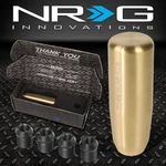 Nrg Innovations SK-450CG 31.5MM Tapered Cylinder Shift Knob+adapters Chrome Gold New. Price: $45.00.
