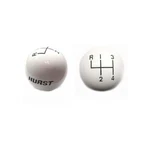 4 Speed Hurst Shifter Knob With Logo - White Made In The U.s.a. New. Price: $58.99.