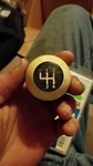 White Ball 4 Speed 3/8-16 Knob For Hurst Shifters, Camaro, Corvette, Gto + Used. Price: $50.00.