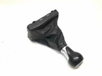 08-17 Audi S4 S5 Six Speed Manual Shifter Knob W/ Boot Black Leather **worn Trim Used. Price: $35.00.