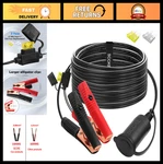 12FT 14AWG 20A Car Cigarette Lighter Socket Battery Alligator Clips Cable, New. Price: $27.99.