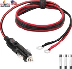Cuzec Heavy-duty 14AWG 20A Male Plug Cigarette Lighter Adapter Power Supply Cord New. Price: $14.67.