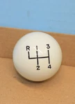 Hurst Style Classic 4 Speed Gear Shift Knob 3/8 Thread-ingraved Numbers New. Price: $39.00.