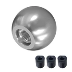 Bdzmc Car Round Ball Gear Shift Knob, Aluminum Alloy Stick Silver New. Price: $15.99.