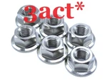 6 Pcs Titanium/ti M10 X 1.5MM Pitch Sprocket Flange Nut - Honda Suzuki Yamaha New. Price: $23.00.
