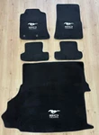 Fit Ford Mustang 50TH Floor Mats Carpet +trunk Black Pcs 2015-2025 New. Price: $224.25.