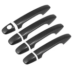 Autohaux 8 Pcs Door Handle Cover Trim Carbon Fiber Pattern W/key Black New. Price: $28.99.