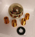 M8 M10 M12 Universal 24K Gold Round Ball Shift Knob 5 Speed M/t Manual Gear Box New. Price: $20.88.