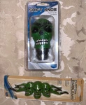 Green Skull Gear Shift Knob & Stick On Emblem Custom Accessory 23179/98030 New. Price: $19.99.