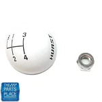64-88 Gm X Body Impala White Ball Shifter W/ Hurst Logo 3/8 Course New. Price: $58.99.