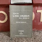 1971-1972 Toyota Land Cruiser FJ40 FJ43 FJ45 Chassis Body Service Repair Manual Used. Price: $145.00.
