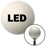 Black Led Ivory Knob W/ M16X1.5 Insert Shifter Auto Manual Custom Brody New. Price: $89.95.