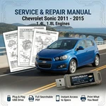 Chevrolet Sonic 2011 2012 2013 2014 2015 Service Repair Workshop Manual Usb New. Price: $24.99.