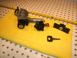 Mercedes 1981 W123 300D Sedan Front Ignition Assembly & Glove Box Lock Key Used. Price: $355.99.